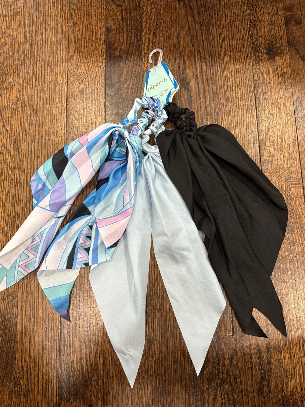 Piper K set of 3 scarf scrunchies